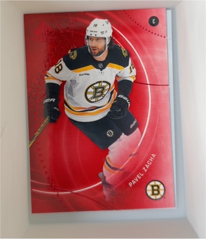 2025-26 Upper Deck SP Game Used Base Red Pavel Zacha — front