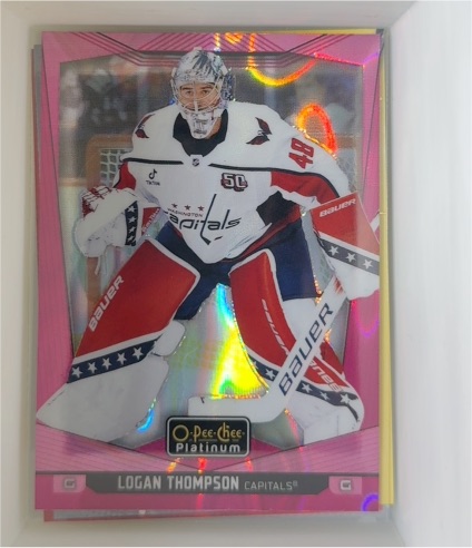 2024-25 O-Pee-Chee Platinum #143 Logan Thompson — front