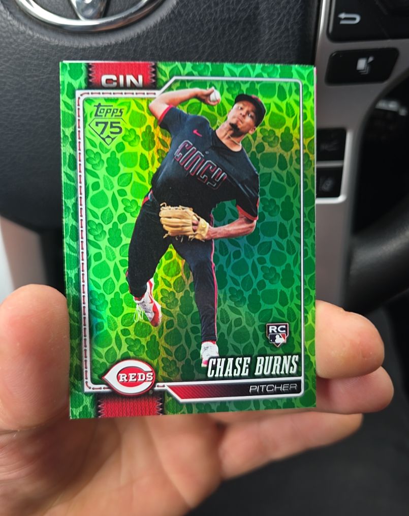 2026 Topps Series 1 #312 Chase Burns — front