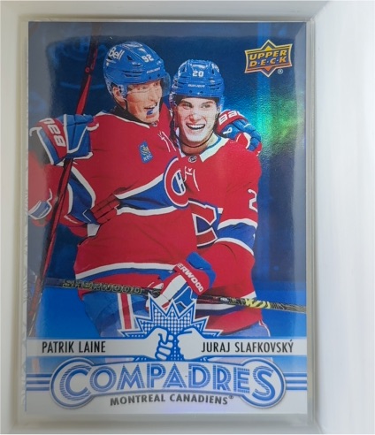 2025-26 Upper Deck Series 1 #CM-8 Patrik Laine Juraj Slafkovsky Compadres — front