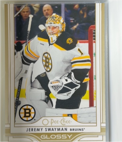 2025-26 Upper Deck O-Pee-Chee Glossy #OG-14 Jeremy Swayman — front
