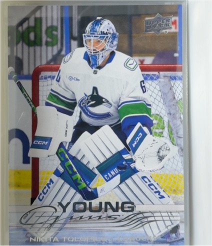 2025-26 Upper Deck Series 1 Young Guns #221 Nikita Tolopilo — front