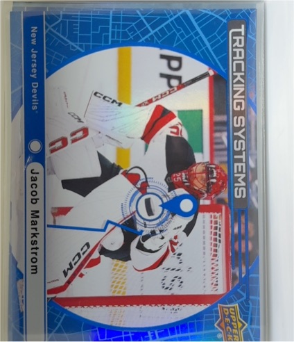 2025-26 Upper Deck #TS-3 Jacob Markstrom Tracking Systems — front