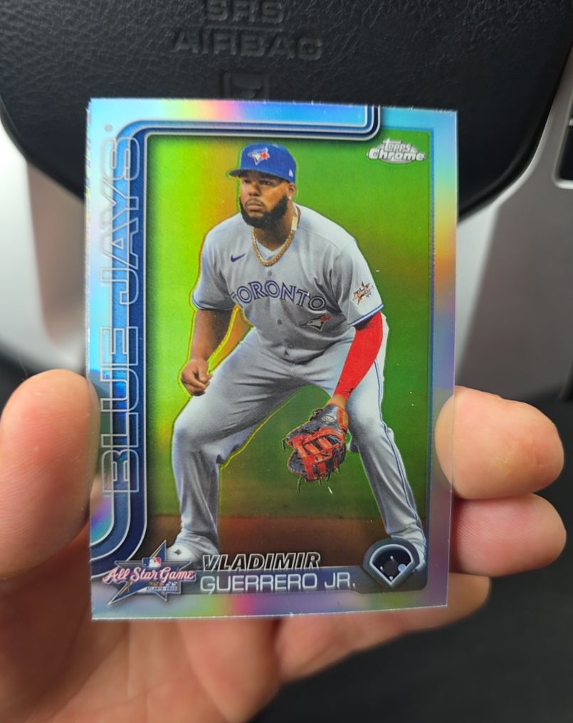 2025 Topps Chrome Update #ASGC-2 Vladimir Guerrero Jr. All-Star Game Refractor — front