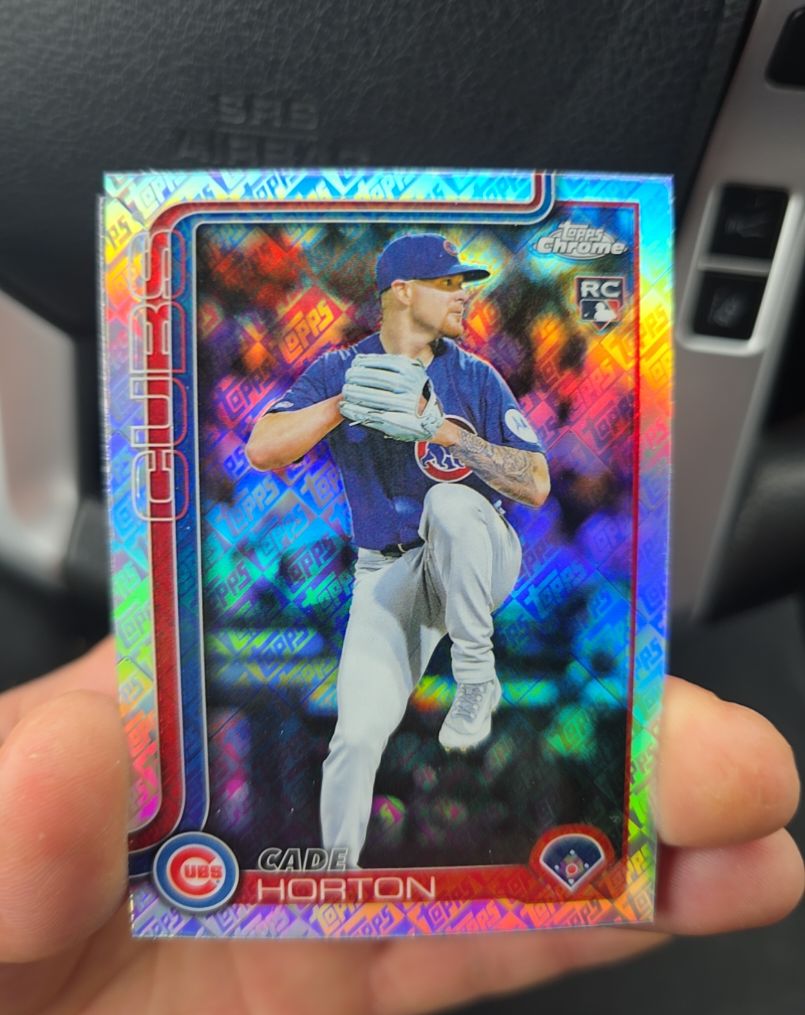 2025 Topps Chrome Update #USC63 Cade Horton — front