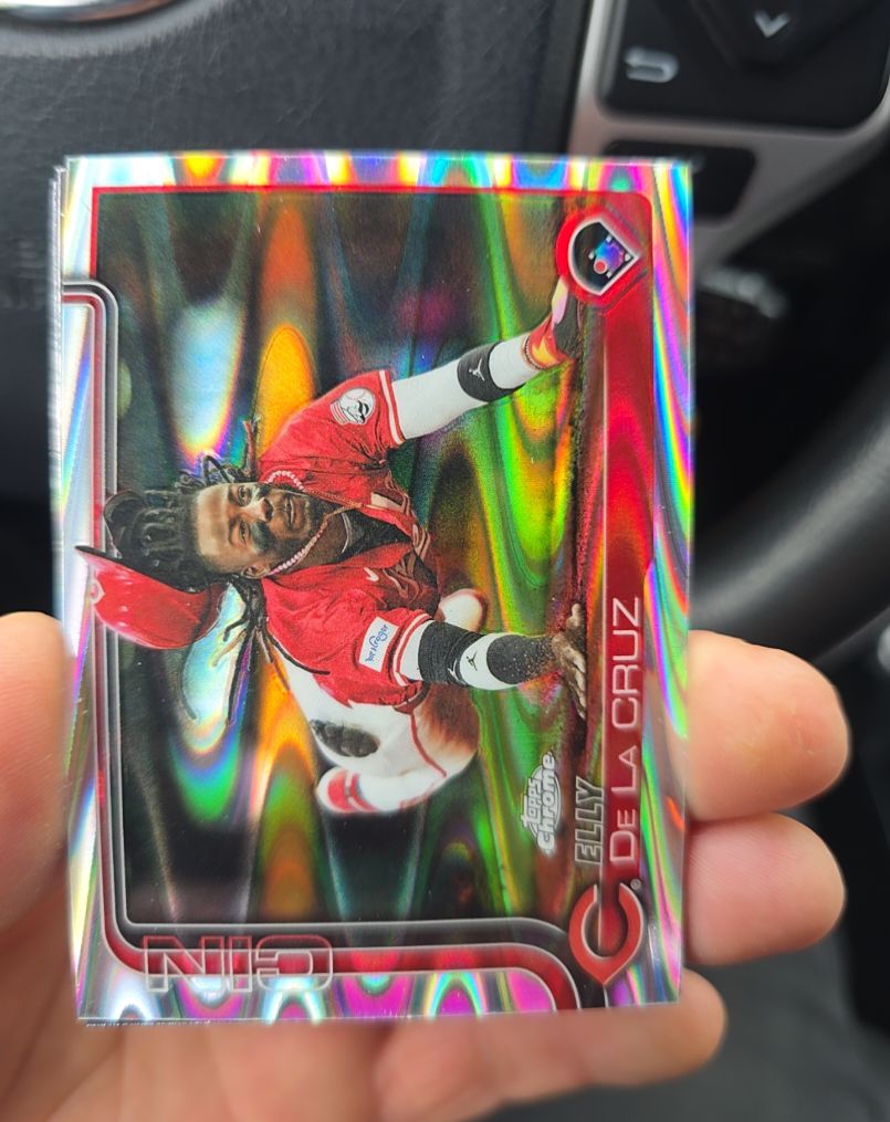 2025 Topps Chrome Update #USC189 Elly De La Cruz — front