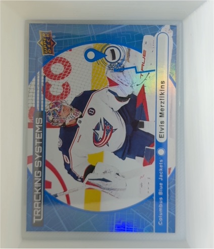 2025-26 Upper Deck #TS-28 Elvis Merzlikins Tracking Systems — front