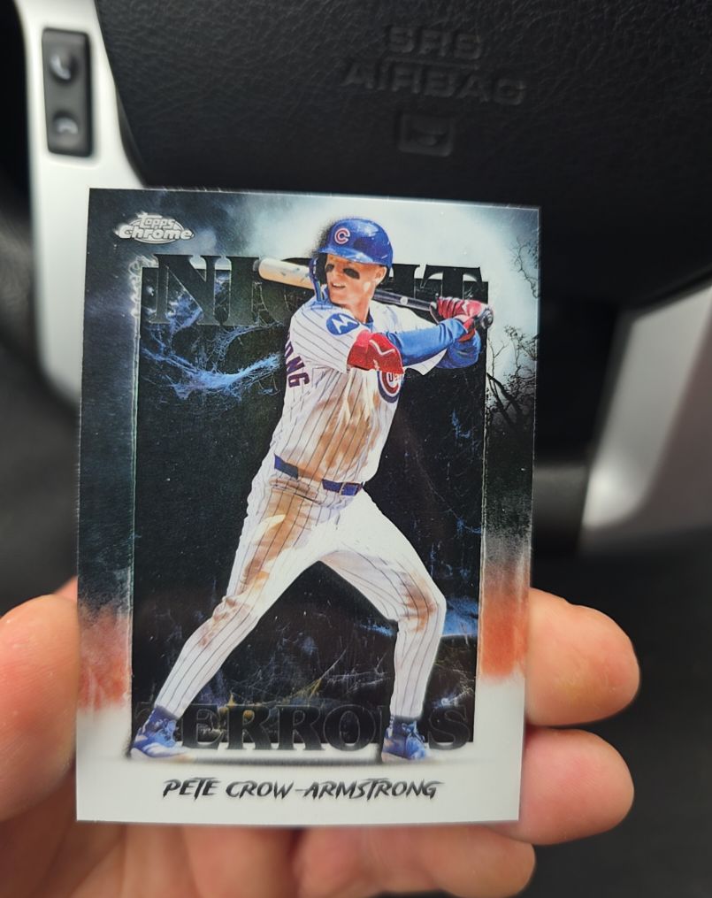 2025 Topps Chrome Update #NT-23 Pete Crow-Armstrong Night Terrors — front