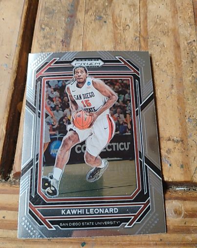 2023 Panini Prizm Draft Picks #60 Kawhi Leonard San Diego State University — front