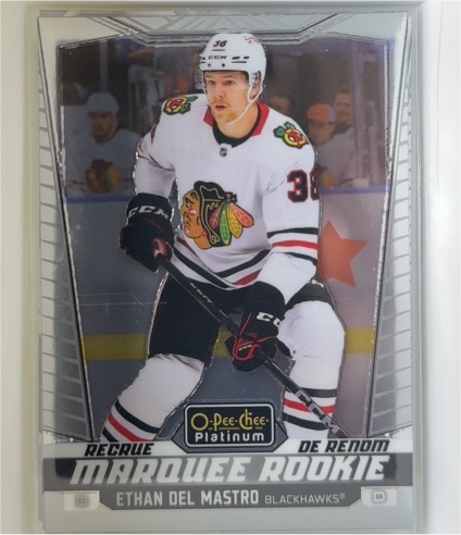 2024-25 O-Pee-Chee Platinum #224 Ethan Del Mastro Marquee Rookie — front
