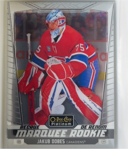 2024-25 O-Pee-Chee Platinum #223 Jakub Dobes Marquee Rookie — front