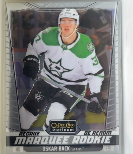 2024-25 O-Pee-Chee Platinum #283 Oskar Back Marquee Rookie — front