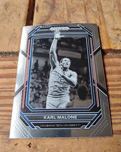 2023 Panini Prizm Draft Picks #93 Karl Malone Louisiana Tech Bulldogs — front