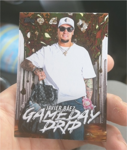 2026 Topps Series 1 #GD-3 Javier Báez Game Day Drip — front