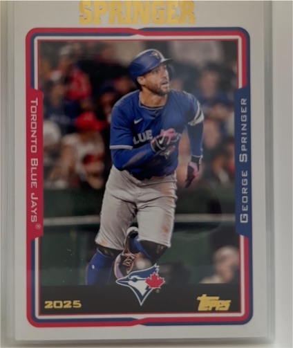 2025 Topps Archives #204 George Springer — front