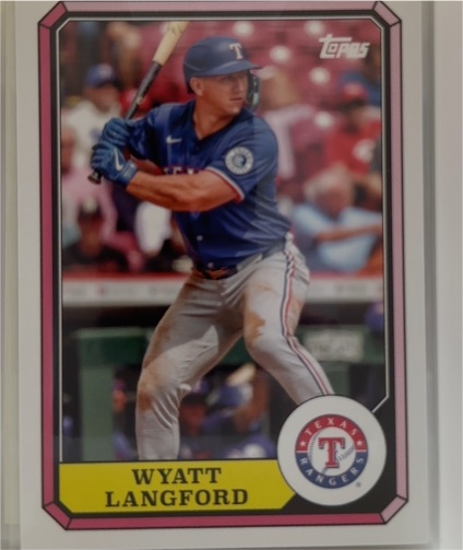 2025 Topps Archives #87BB-17 Wyatt Langford — front