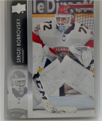 2021-22 Upper Deck #76 Sergei Bobrovsky Florida Panthers — front