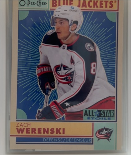 2022-23 O-Pee-Chee #535 Zach Werenski Columbus Blue Jackets All-Star — front