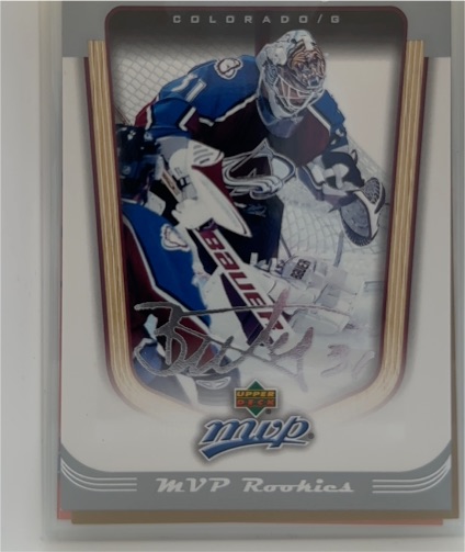 2005-06 Upper Deck MVP #430 Peter Budaj — front
