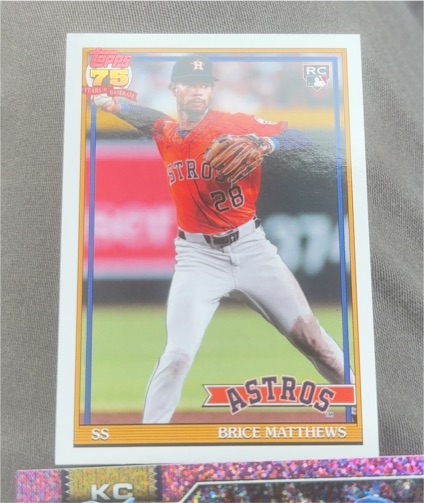 2026 Topps Series 1 #T91-28 Brice Matthews — front
