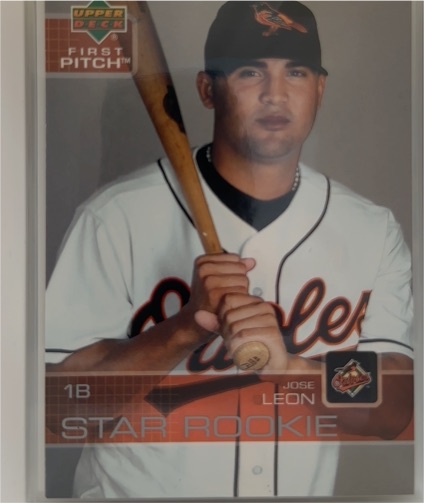 2003 Upper Deck First Pitch Star Rookie #3 Jose Leon — front