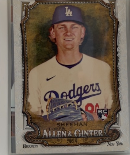 2024 Topps Allen & Ginter #19 Emmet Sheehan — front