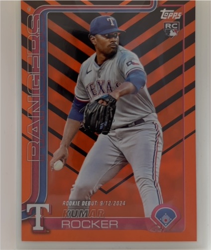 2025 Topps Update #US264 Kumar Rocker Holiday — front