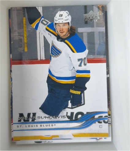 2025-26 Upper Deck #153 Oskar Sundqvist — front