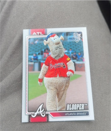 2026 Topps #M-23 Blooper Atlanta Braves — front