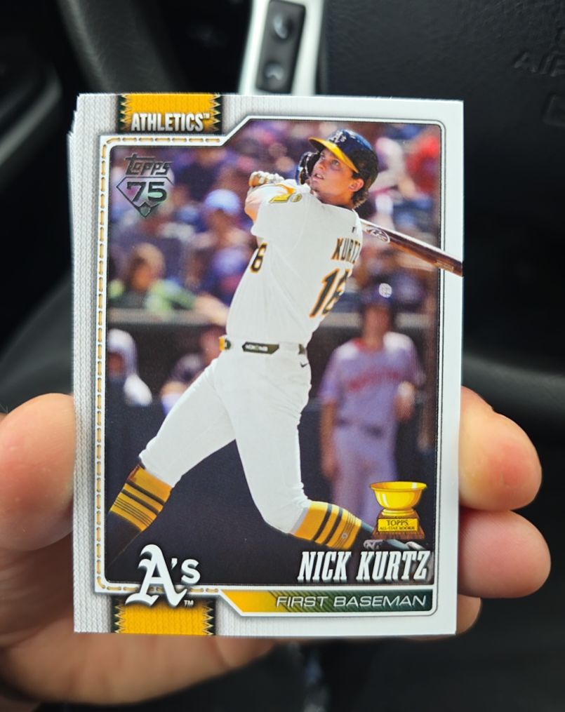 2025 Topps 75th Anniversary #97 Nick Kurtz — front