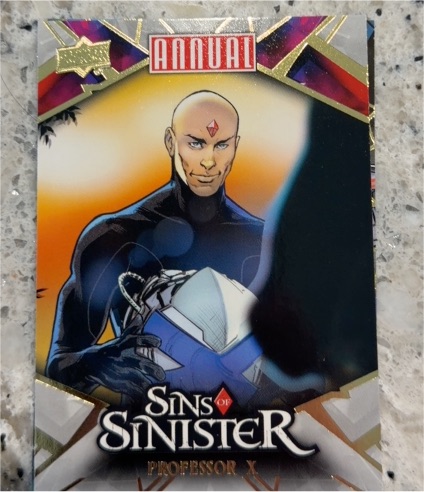2023-24 Upper Deck Marvel Annual #SS-5 Professor X Sins of Sinister — front