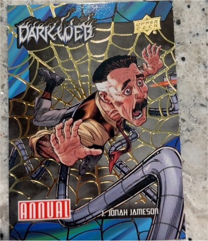 2023-24 Upper Deck Marvel Annual Dark Web #DW-8 J. Jonah Jameson — front