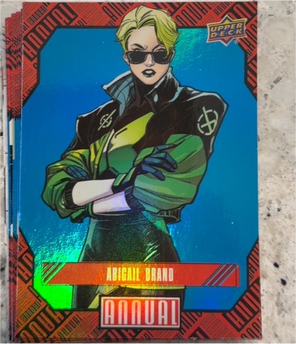 2023-24 Upper Deck Marvel Annual #1 Abigail Brand — front