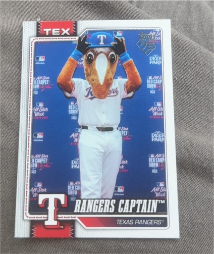 2026 Topps Series 1 Celebration #M-12 Rangers Captain — front