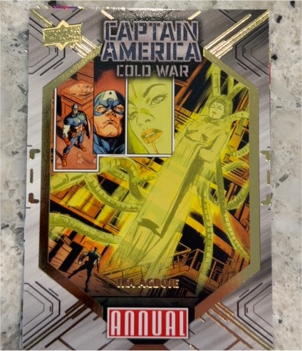 2023-24 Upper Deck Marvel Annual #CW-11 Ika Agboje Captain America Cold War — front