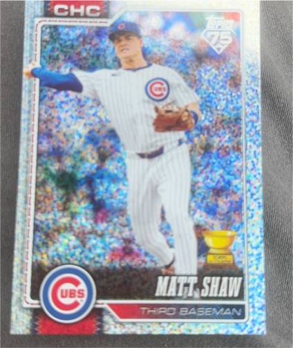 2026 Topps Series 1 #27 Matt Shaw — front