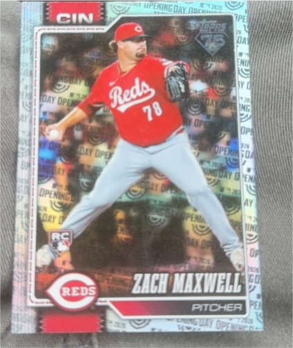 2026 Topps Series 1 #143 Zach Maxwell — front