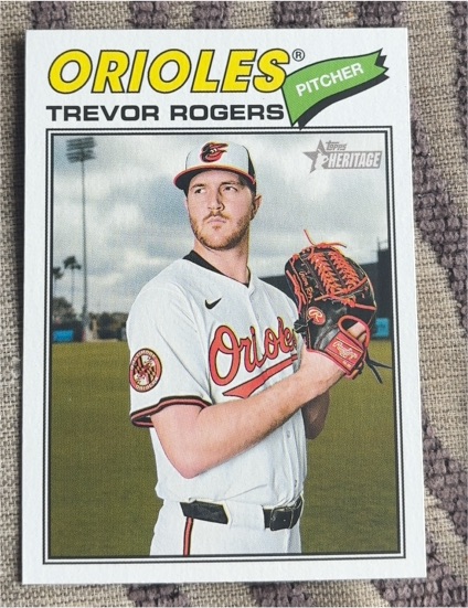 2026 Topps Heritage #237 Trevor Rogers — front