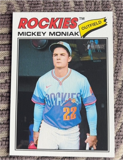 2026 Topps Heritage #400 Mickey Moniak — front