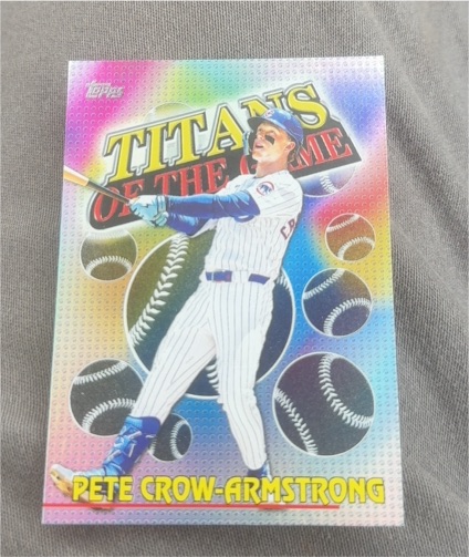 2026 Topps Series 1 #TOG-13 Pete Crow Armstrong Titans Of The Game — front