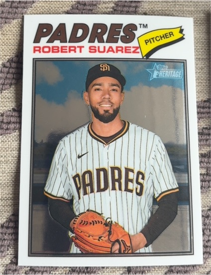 2026 Topps Heritage #174 Robert Suarez — front