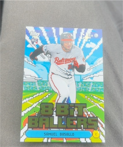 2026 Topps Series 1 #8B-20 Samuel Basallo 8 Bit Ballers — front