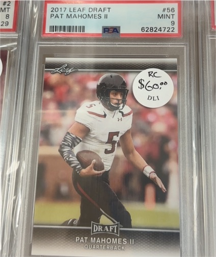 2017 Leaf Draft #56 Pat Mahomes II — front