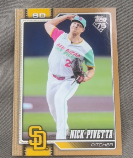 2026 Topps Series 1 #9 Nick Pivetta — front