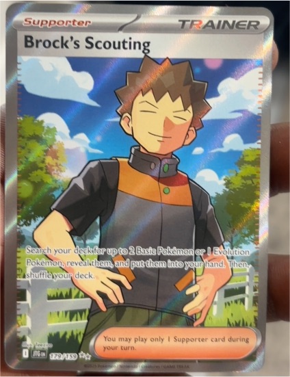 2023 Pokémon Sv09: Journey Together #179 Brock's Scouting — front