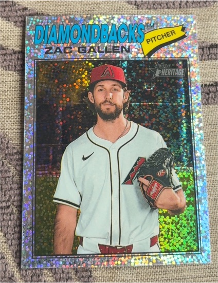 2026 Topps Heritage #254 Zac Gallen — front