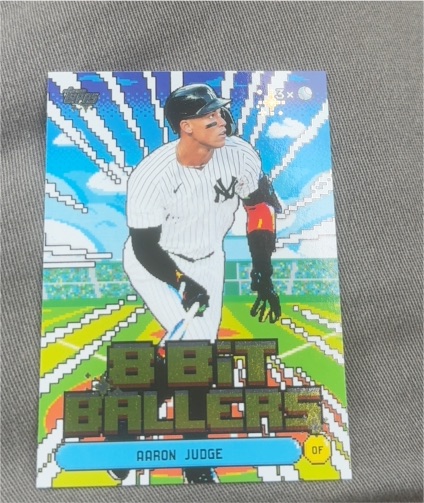 2026 Topps Series 1 8 Bit Ballers #8B-10 Aaron Judge — front