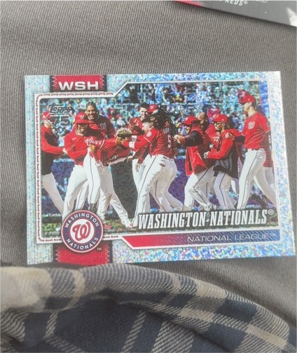 2026 Topps Series 1 #266 Washington Nationals Team Card — front