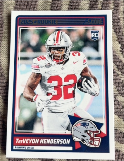 2025 Panini Score #59 TreVeyon Henderson — front