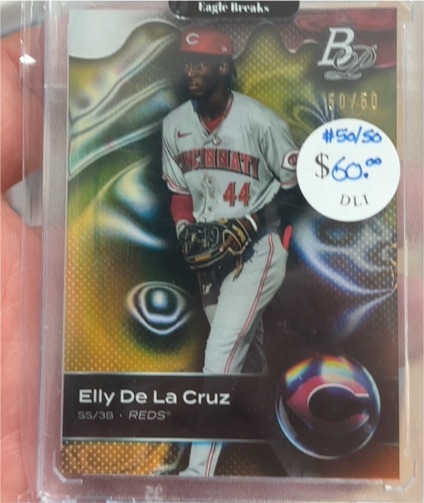 2023 Bowman Platinum Top Prospects #TOP-93 Elly De La Cruz — front
